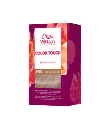 Color Touch Fresh-Up-Kit - Semi-Permanent Coloring Kit 9/97 Cool Beige Blonde - Very Light Blonde Smoky Brown