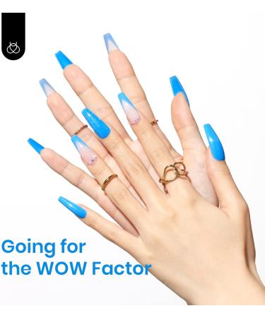 Beetles Aquarius Blue Gel Nail Polish 15ml - Soak Off Manicure Salon DIY Design - Buy Online on GoSupps.com