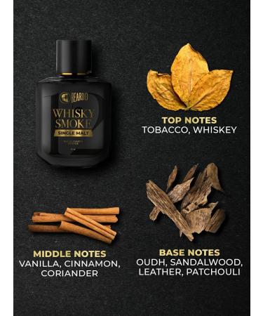 SINGLE MALT Whisky Smoke Perfume for men | INTENSE EAU DE PARFUM - Highly Concentrated | Spicy Woody - Oudh - Luxury Perfume | Ideal Gift for men 50ml - Buy Online on GoSupps.com