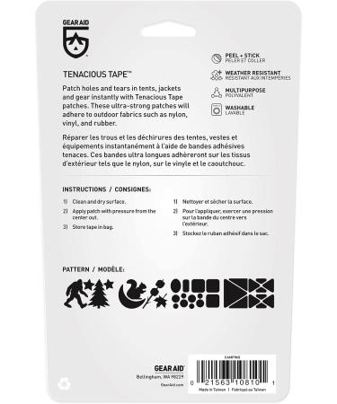 GEAR AID Tenacious Tape Gear Patches for Jacket Repair Camping  2 Pack - Buy Online on GoSupps.com
