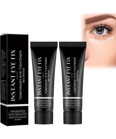Eye Bag Cream, Instant Firm Eye Cream Tightener, Firm Eye Tightene Tighten and Smooth Fine Lines, Anti-Aging Wrinkle Firming Eye Cream, Temporary Instant Eye Tightener Cream (2PC)