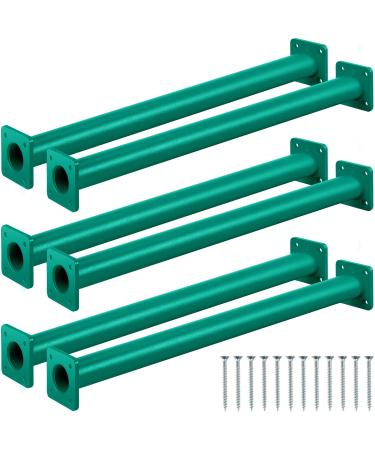 Set of 6 Monkey Bars Ladder Rungs Playground Sets for Backyards Steel Swing Set Accessories 16.5 Inch Playground Equipment Outdoor Climbing Kits for Children Outdoor Indoor Playroom Supplies (Green) - Buy Online on GoSupps.com
