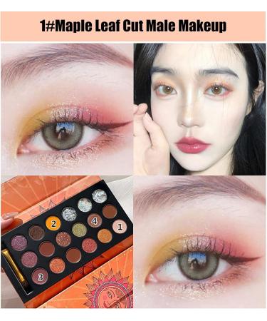 Shimmer Eyeshadow Palette 18 Colors Multi Reflective Shimmer Matte Eye Shadow | Long Lasting Velvet Texture Powder Eye Shadow Cosmetics Set Highlighter Eye Makeup for Girls Women Kroren - Buy Online on GoSupps.com