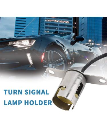 Buy Ba15s 1156 Bayonet Silver LED Bulb Socket - Automotive Car Lamp Holder for Cars & Trucks - Buy Online on GoSupps.com