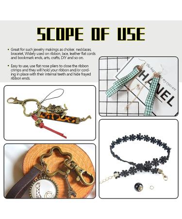 701 Piece Ribbon Bracelet Kit with Pliers - Jewelry Making Findings for Choker Necklace & Bookmark Pinch Bracelet - Mardatt - Buy Online on GoSupps.com