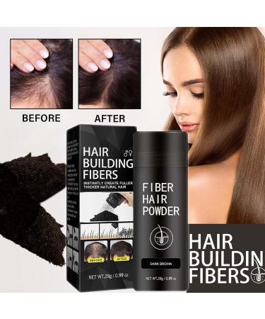 Hair Fibres Dark Brown Hair Volume Powder Natural Formula Hair Thickening Spray Hair Loss Treatment for Men & Women Instantly Conceals Hair Loss Unisex Hair Building Fibres for Bald Spots - Buy Online on GoSupps.com