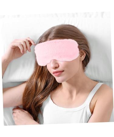 FRCOLOR 6pcs Rabbit Fur Blackout Eye Masks - Plush Breathable Sleep Shades for Travel & Relaxation - Buy Online on GoSupps.com