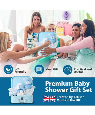 Baby Box Shop Baby Boy Gifts Newborn - 7 Baby Shower Gifts for Baby Boy includes New Baby Boy Gifts in a New Born Baby Gift Set New Born Baby Boy Gift Baby Boy Hamper for New Born Baby - Blue - Buy Online on GoSupps.com