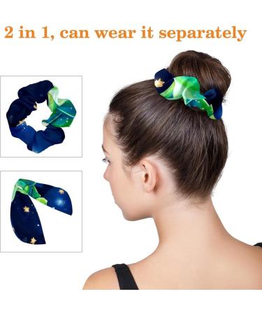 6 Pieces Bow Hair Scrunchies Rabbit Bunny Ear Scrunchies Animal Zebra Pattern Bow Bowknot Scrunchies Bobbles Elastic Hair Ties Ropes Ponytail Holder Accessories for Women Girls Color 9 - Buy Online on GoSupps.com