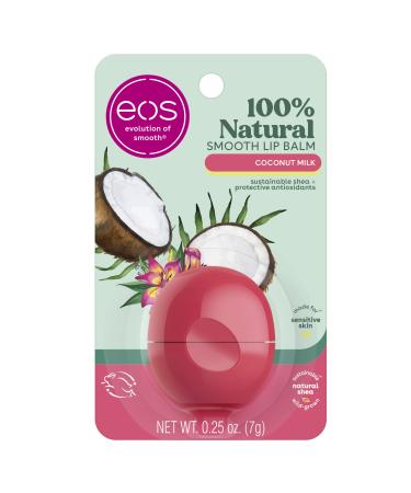 EOS Visibly Soft Lip Balm Sphere Coconut Milk 0.25 Ounce