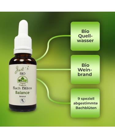  Just's Just's Organic Bach Flower Mix 30 ml - Buy Online on GoSupps.com