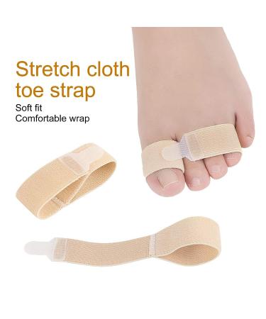 6pcs Toe Corrector Wraps - Elastic Soft Finger Hammer Toe Straightener Separator for Foot Care - Buy Online on GoSupps.com