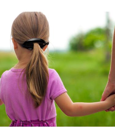 Buy 4-Piece Banana Clips & Fish Comb Combs | Wide Tortoise Kamm Hair Clips for Women - Black Gradient & Brown - 14 cm Long - Buy Online on GoSupps.com