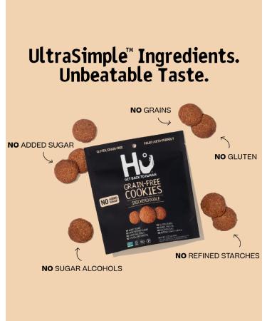 Hu No Added Sugar Snickerdoodle Cookies 3 Pack - Gluten Free, Grain Free, Keto, Dairy Free & Paleo Friendly | Mini Chocolate Chip Snack Desserts - Non GMO & Keto Certified - Buy Online on GoSupps.com
