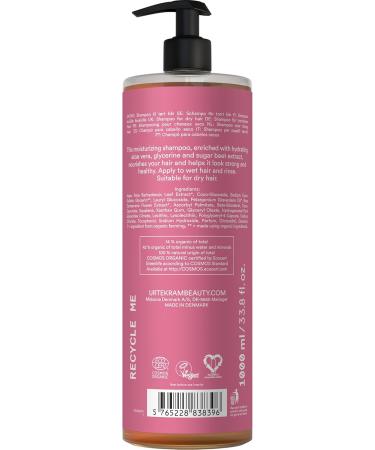 Urtekram Shampoo Rose Normal Hair Vegan Natural Origin Rose 1000 ml - Buy Online on GoSupps.com