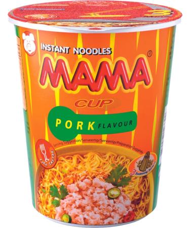 MAMA Instant Cup Noodles Pork Multipack 16 X 70 GR - Buy Online on GoSupps.com