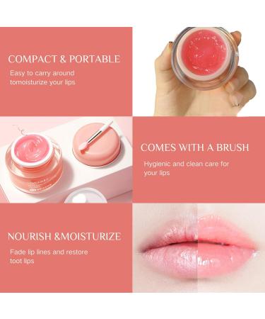 Lip Sleeping Mask Softly Nourishing Berry Lip Mask Lip Sleep Mask Overnight Lip Skincare Lip Oils lip balm for Dry Chapped Peeling Cracked Lips Fades Lip Lines Lip Balm Locks In Moisture Lip Care - Buy Online on GoSupps.com