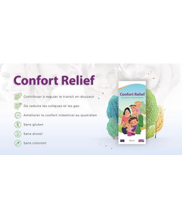 Comfort Relief Food Supplement for the Whole Family (+3 years) - Digestive Syrup Fyto+ | Chamomile Anise & Mint | Transit & Digestion Support | 150ml - Gluten Free - Buy Online on GoSupps.com