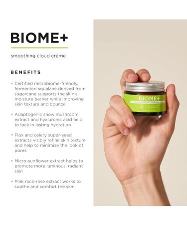 IMAGE Skincare BIOME+ Smoothing Cloud Cr me - Microbiome Friendly Face Cream for Hydration | 1.7 oz - Buy Online on GoSupps.com