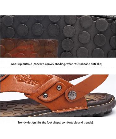 Men's Toe Corrector Sandal - Comfy Summer Slip-On for Bunion Relief | Non-Slip Breathable Flip Flops for Hallux Valgus Symptoms - Size 11 Brown - Buy Online on GoSupps.com