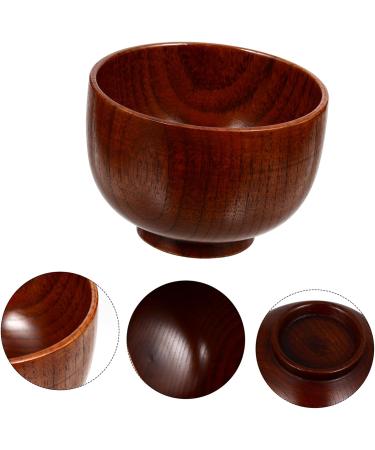 FOMIYES 3pcs Wooden Shaving Cleaning Bowl Set - Salad Bowl & Brush | Kids' Essentials - International Shipping - Buy Online on GoSupps.com