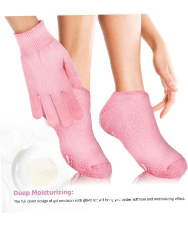 FRCOLOR 6 Sets Spa Moisturizing Socks Moisturizing Gloves and Socks Gel Sock Glove Set Essential Oil Socks Cotton - Buy Online on GoSupps.com