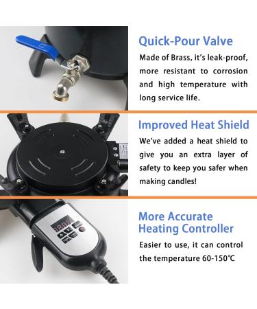 Yuuchail Wax Melter for Candle Making - Black - Buy Online on GoSupps.com