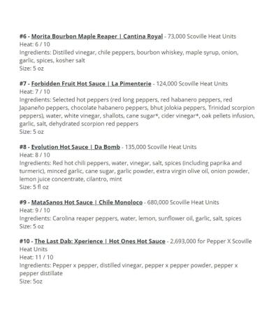 Hot Ones Season 23 Lineup Hot Sauce Challenge Kit Made with Natural Ingredients Unique Condiment Gift Box is the Ultimate Variety Pack for Spice Lovers 5 fl oz Bottles Produced in Small Batches (10-Pack) - Buy Online on GoSupps.com