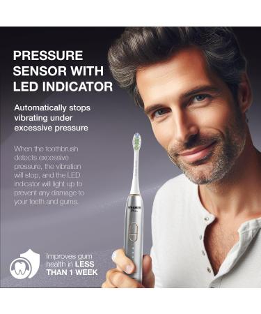 Wagner Stern IntelliBrush Series Whitening Electric Toothbrush - Silver Mist - Buy Online on GoSupps.com