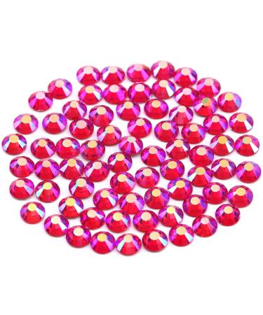 Yhmq du 2880pcs pieces of rhinestones nail crystals + rhinestones for nails crystal lt.siamab + SS10 (2.6 + 2.8mm) lt.siamab SS10-2880PCs