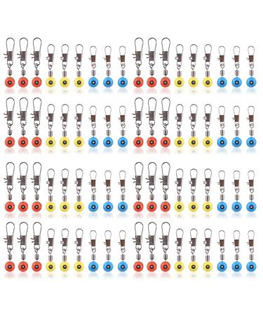 Plabbdpl 60 pieces fishing barrel vertebrae contains 3 sizes fishing vertebrae with carabiner vertebrae fishing accessories set vertebral range fishing vertebrae fishing with carabiner vertebrae - Buy Online on GoSupps.com