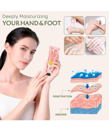  WebPlatz Set of 8 mini hand creams - Christmas gift for women - 8 x 30 ml - Mini creams for dry hands and feet - Winter daytime scent - Small gift for a woman colleague or girlfriend - Buy Online on GoSupps.com