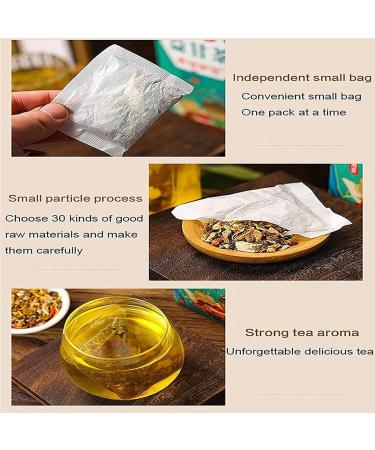 Qosneoun 18 Flavors Liver Care Tea 18 Flavors of Liver Protection Tea Herbal Stone Clearing Tea Daily Liver Nourishing Tea Nourish The Liver and Protect The Liver (2pcs) - Buy Online on GoSupps.com