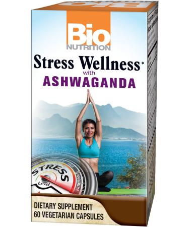 Bio Nutrition Stress Wellness with Ashwagandha 60 Vegetarian Capsules