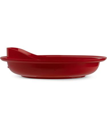 Providence Spillproof 9 Scoop Plate High-Low Adaptive Bowl 2-Pack - Red & White Set for Disabled Elderly - PSC 996 - Buy Online on GoSupps.com
