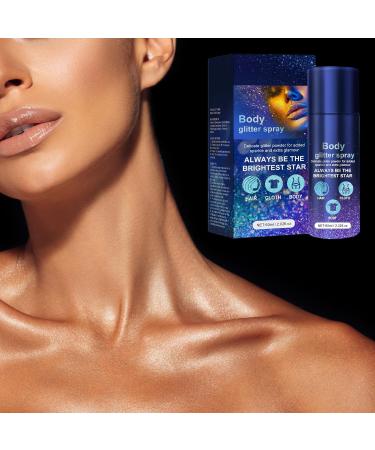  Samuliy Makeup Powder - Sweat Resistant Glitter Powder Spray for Face and Body - Daily Makeup for Face Neck Arms Legs Shoulder Face - Buy Online on GoSupps.com