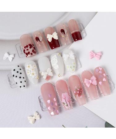 30 3D Nail Art Decorations 3D Bows Nail Colorful Bowknot Nail Accessories For Nail Art Designs DIY Crafting Bows Nail - Buy Online on GoSupps.com