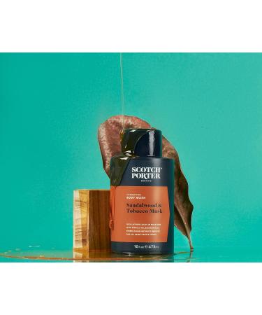Scotch Porter Hydrating Body Wash | Sandalwood & Tobacco Musk | Vegan Formula | 16 Fl oz - Buy Online on GoSupps.com