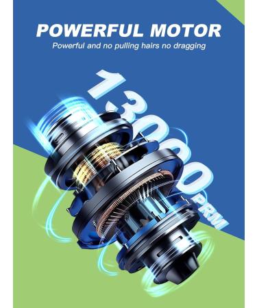 Professional Ear & Nose Hair Trimmer with LED Display - USB Rechargeable Painless & Waterproof for Men & Women - Dual Edge Blades Perfect for Eyebrow & Facial Hair (Black - Buy Online on GoSupps.com