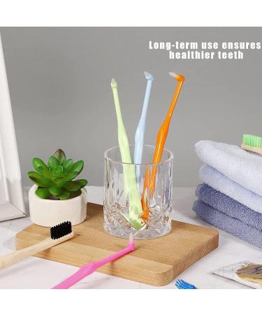 Buy LHDFYQT 8-Piece Tuft Toothbrush Set - Soft Slim Interdental Brushes for Orthodontic Care & Detailed Cleaning - Buy Online on GoSupps.com