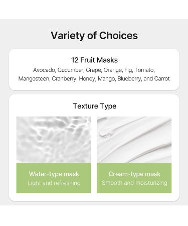 FARMSKIN Beauty Facial Sheet Mask 12 pcs Set | Hydrating & Brightening Korean Face Mask Collection | Moisturizing & Soothing Skin Care | Cruelty-Free - Buy Online on GoSupps.com