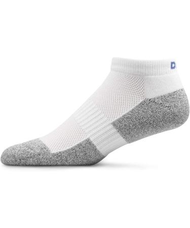 Dr. Comfort Diabetic Unisex No Show Socks X-Large - White | Comfortable & Supportive - Buy Online on GoSupps.com