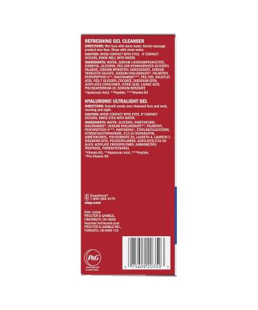 Olay Hyaluronic Duo Pack, Refreshing Gel Face Wash, Fragrance-Free 5 fl oz, Hyaluronic Ultralight Gel Face Moisturizer, Fragrance-Free 1.7 oz - Buy Online on GoSupps.com