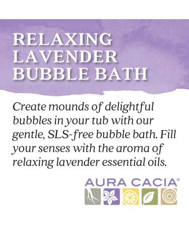 Shop Aura CACIA Relaxing Lavender Bubble Bath - 13 OZ | Soothing Aromatherapy for Stress Relief | International Shipping Available - Buy Online on GoSupps.com