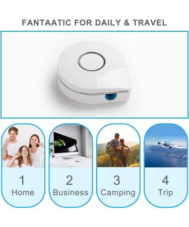 TAISHAN UV Sanitizer Toothbrush Case - Rechargeable & Portable Mini Holder | Kills 99.9% Germs, Fits All Toothbrushes | for Home & Travel - Buy Online on GoSupps.com