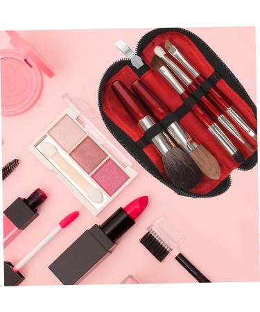 Beavorty 3 Sets makeup brush with bag women makeup women makeup supplies lip brush blush face beauty tools beauty supply make up brush portable fiber wool cosmetics travel - Buy Online on GoSupps.com