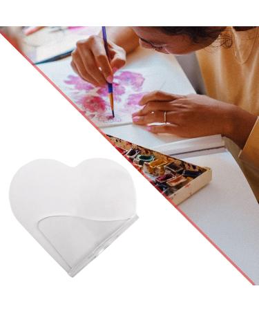 Milageto Makeup Palette - Clear Nail Art & Foundation Mixing Tray | Multi-Use Acrylic for Lipstick Pigment & Shadow - Buy Online on GoSupps.com