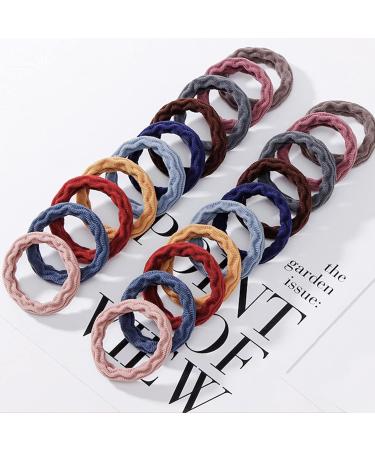 80 PCS Colorful Hair Ties for Women & Girls - Elastic Braiding Rubber Bands for Ponytails | Durable & Stylish Hair Accessories - Buy Online on GoSupps.com