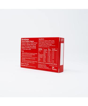 Vocalzone Pastilles 24 Myrrh Tincture Peppermint oil Menthol 24 Count (Pack of 2) - Buy Online on GoSupps.com