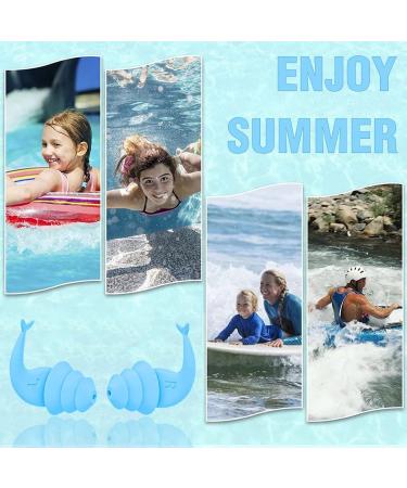 Ustnir Silicone Earplugs | Reusable & Waterproof Earplugs for Swimming Sleeping Studying & Work - Floating Design for Adults - Buy Online on GoSupps.com
